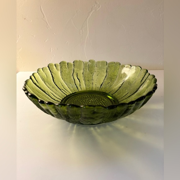 MCM Anchor & Hocking Sunflower Chip + Dip Bowl - Picture 4 of 6